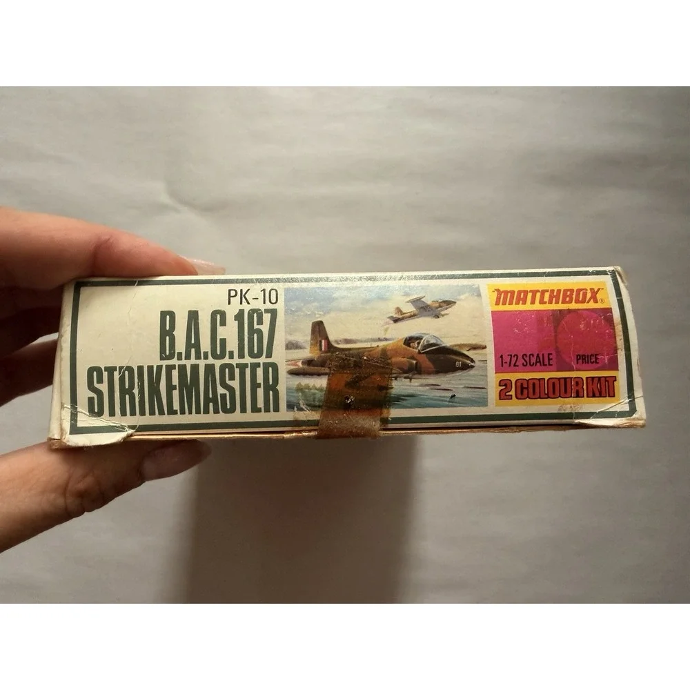 Vintage Matchbox 1973 B.A.C. 167 Strikemaster 1:72 Model Kit PK-10
